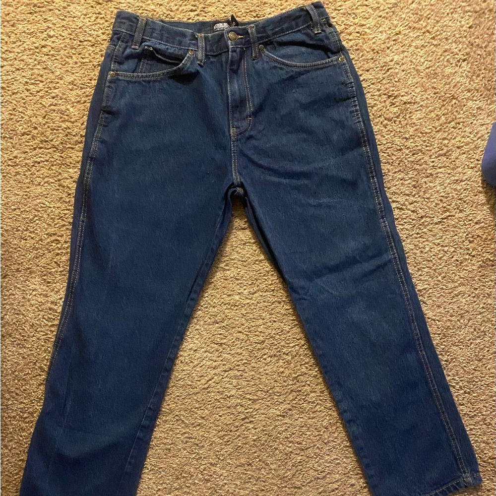 Men's 5-Pocket Mission Ridge Denim Straight Jeans - 34x30 NEW 100% Cotton.